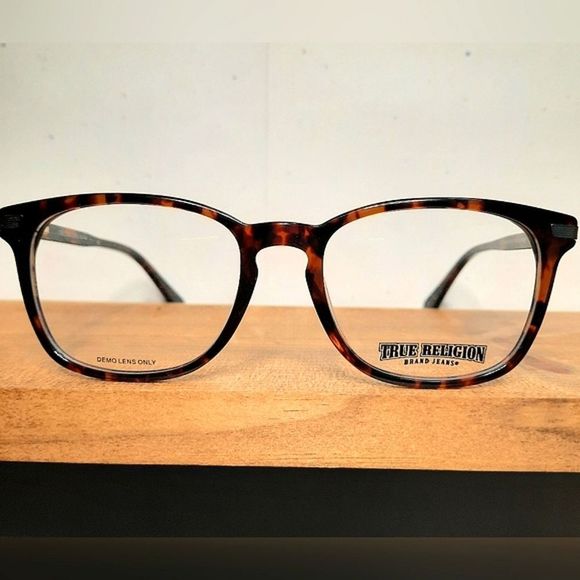NEW prescription-ready eyeglass frame, Tortoise Brown glasses full rim 53-19-145 - Picture 1 of 6